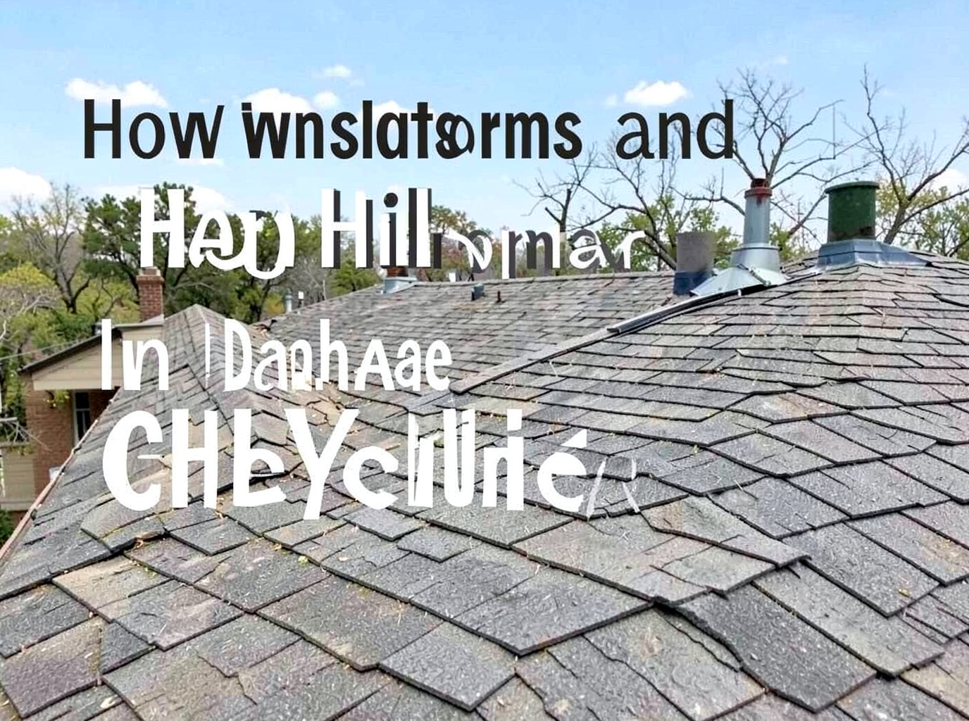 How Windstorms and Hail Damage Roofs in Cheyenne
