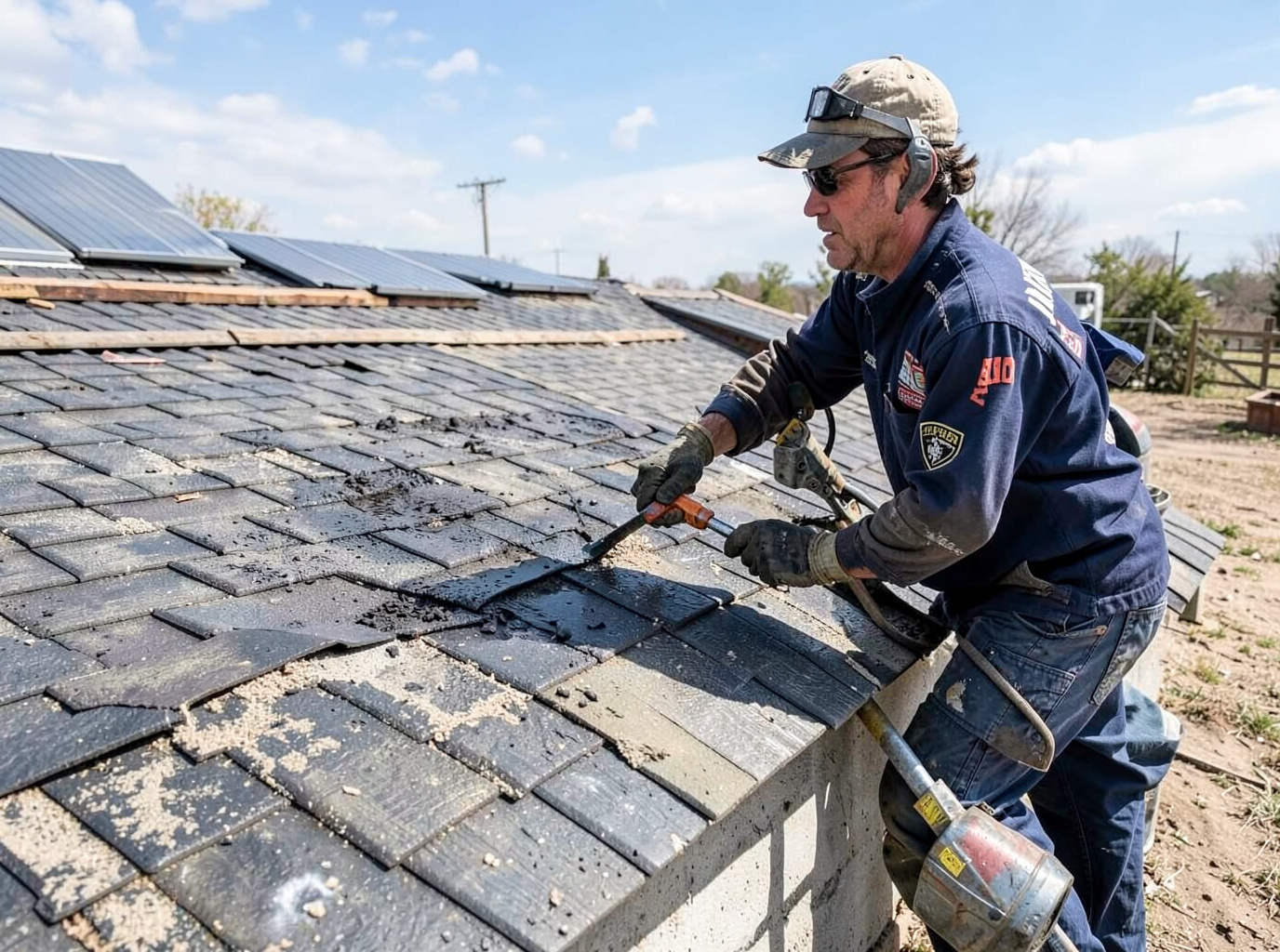 Hail Damage Roof Repair in Cheyenne