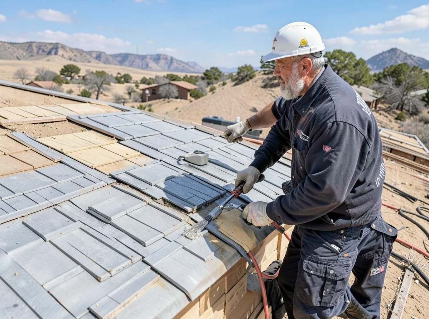 Wind Damage Roof Repair in Cheyenne